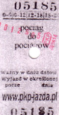 Bilet na osob. do Sędziszowa